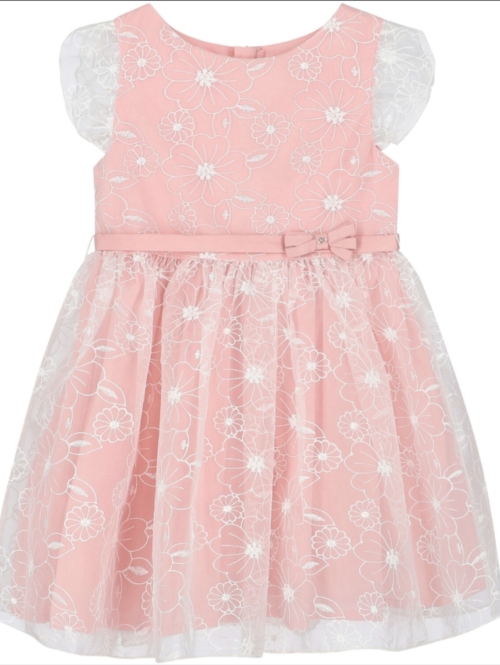mayoral Toddler Girl's Pink Organza Party Dress Size 5/110 cm